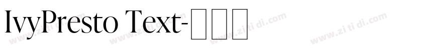 IvyPresto Text字体转换